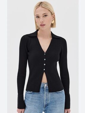 Valentina Ribbed Cardigan